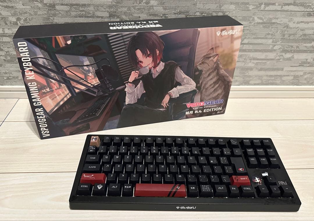 ぶいすぽっ！ VSPO! GEAR ゲーミングキーボード 如月れんEdition PC