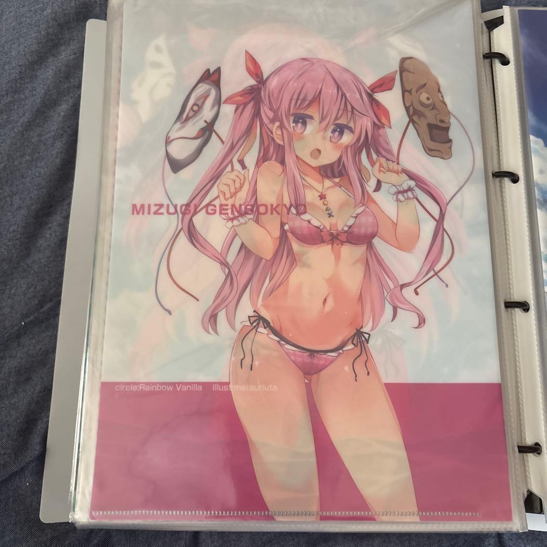 東方project こころ 水着 美少女 クリアファイル VY11