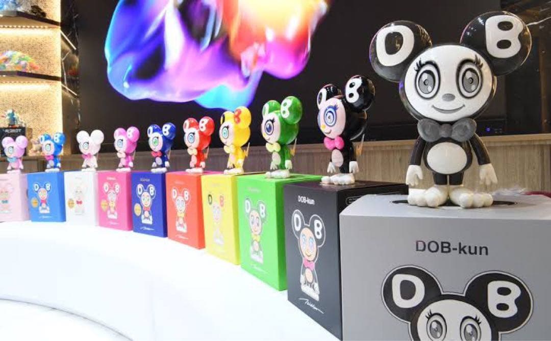 ☆DOB-kun 村上隆 Green Green ソフビ