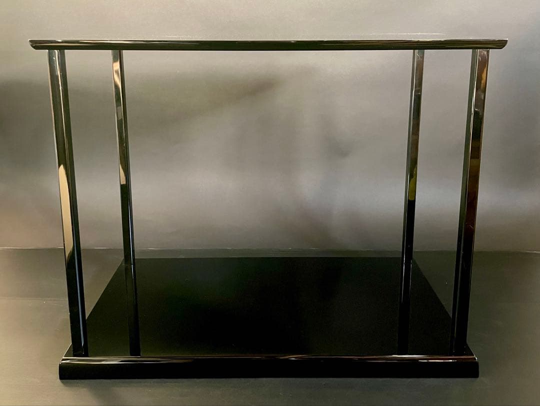 超美品】「母」 輪島塗師 茶平 一斎 真台子 真塗 共箱 共布 (