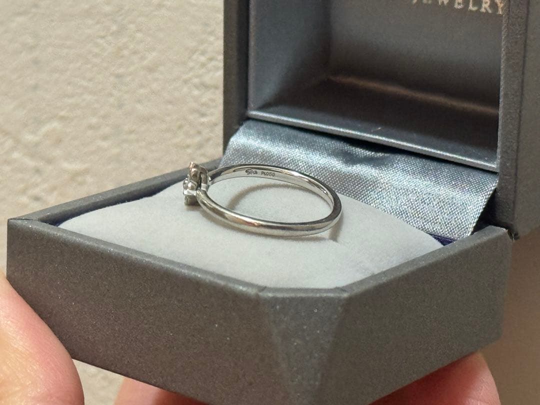 スタージュエリー0.13ctプラチナリング（7号）