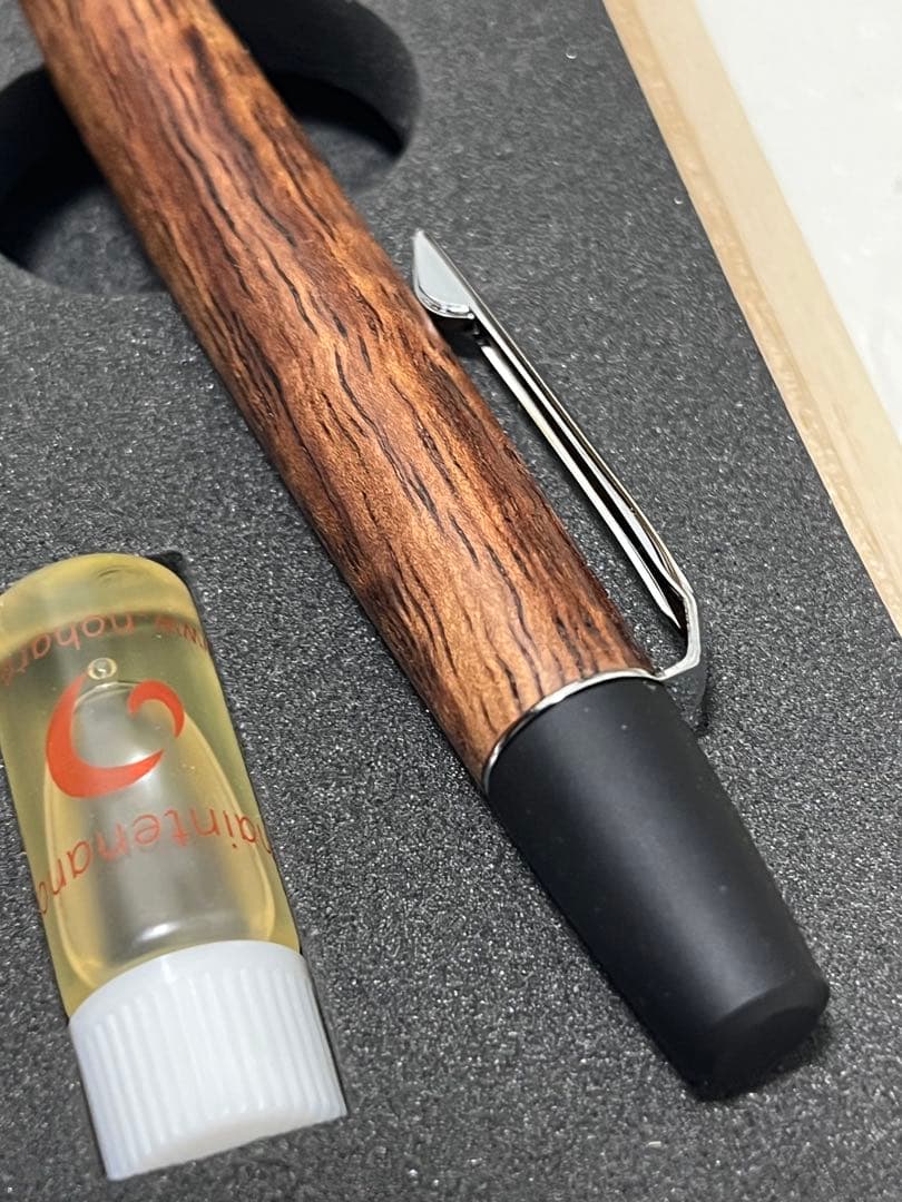 野原工芸 ハワイアンコアカーリー ボールペン ロータリー SANZO