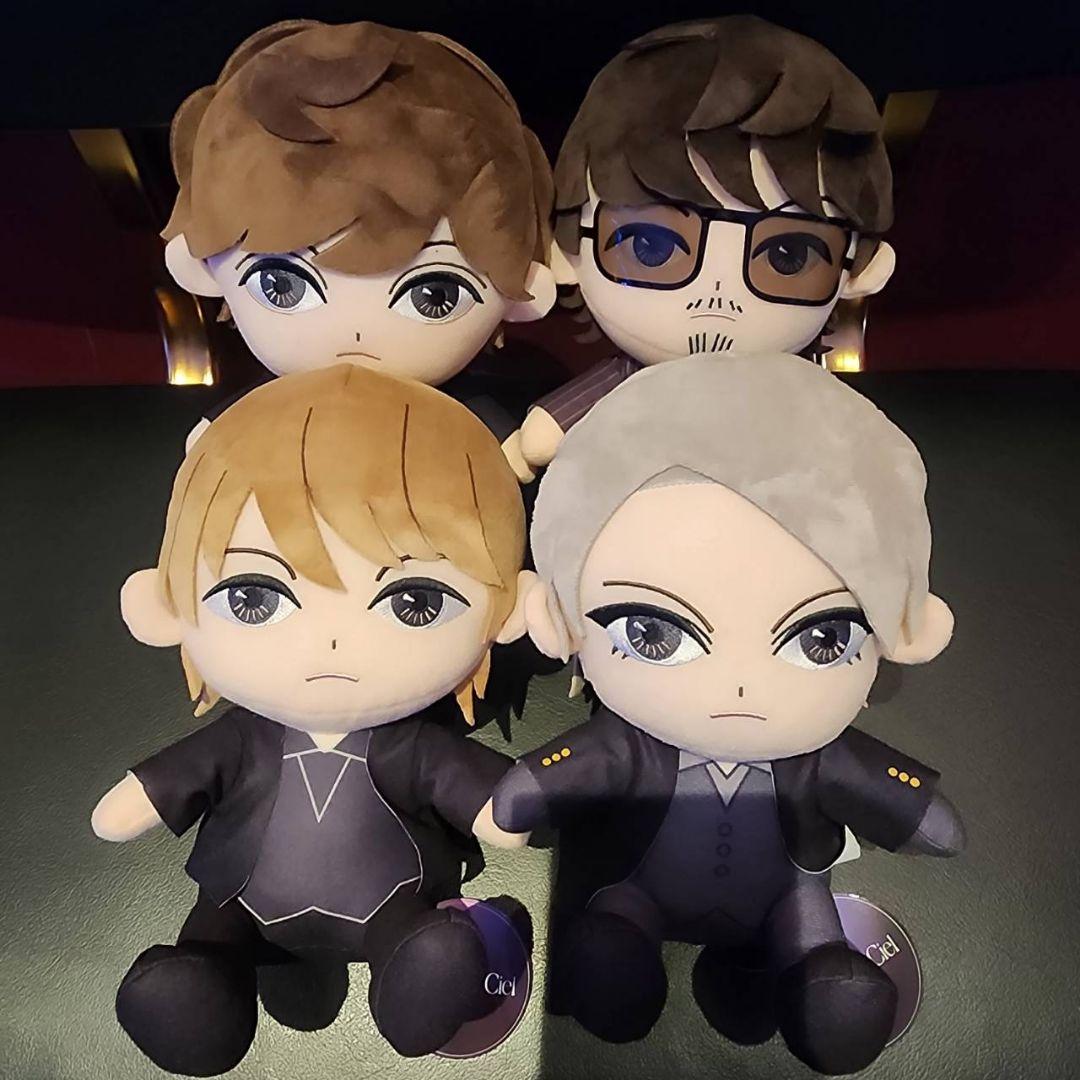 L'Arc~en~Cielラルクおすわりぬいぐるみ全種ラウンドワン限定