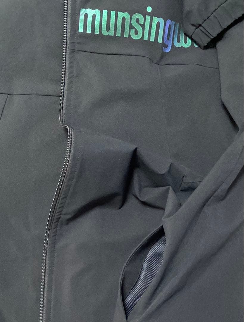 munsingwear フード付きジャケット レディース ブラック