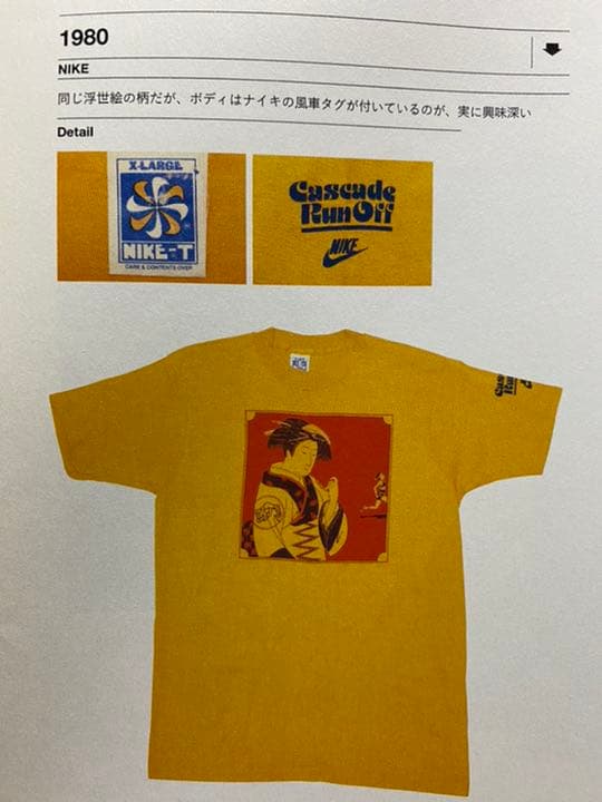 博物館級 スペシャル 】美品 ビンテージナイキ NIKE浮世絵 芸者 T