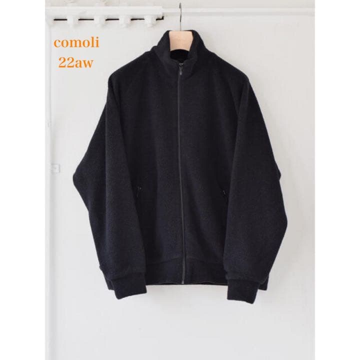 新品】comoli コモリ22AW ウールフリーストラックジャケットsize2
