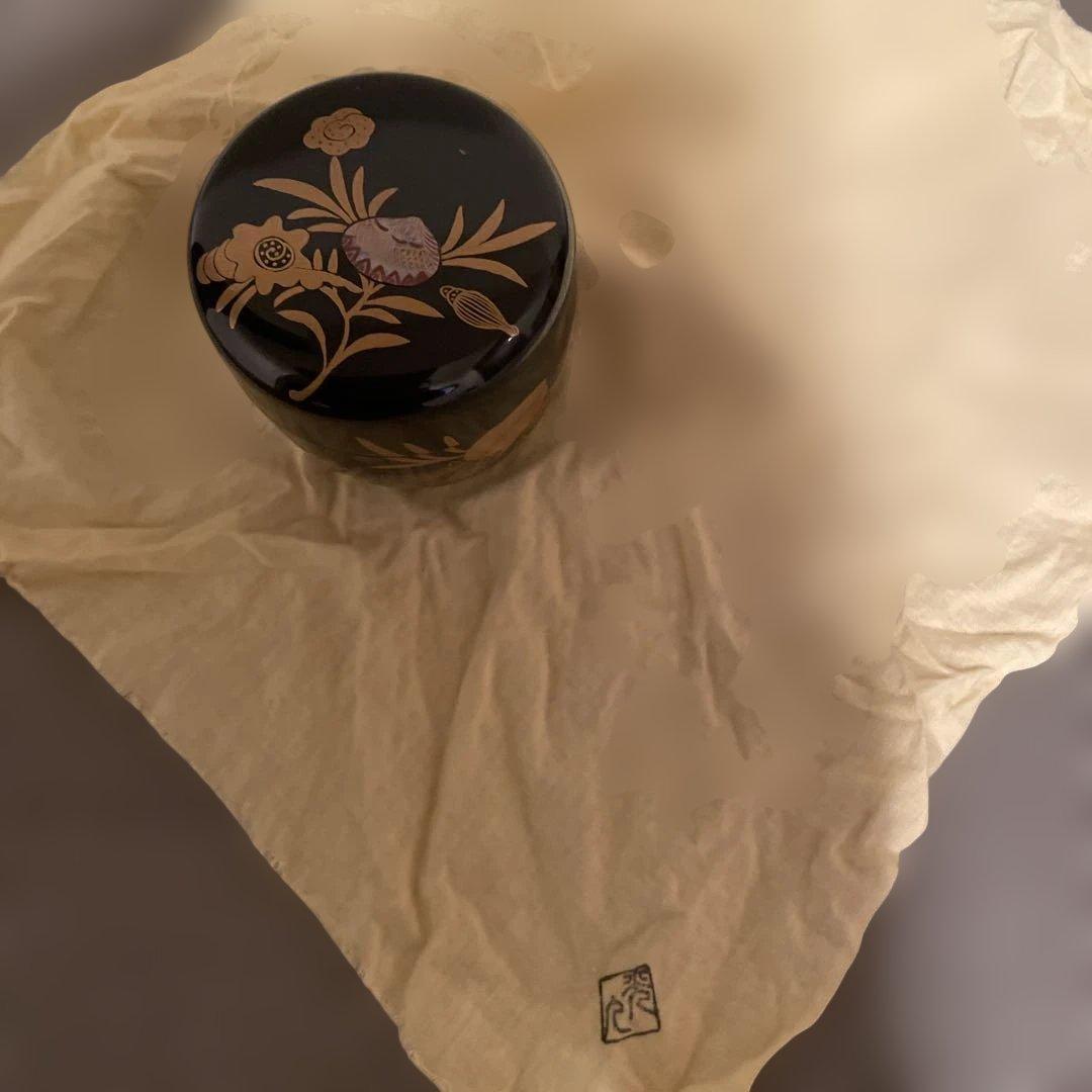 本物 海松貝蒔絵 中棗 平安 鈴木光入 Yahoo!オークション -「鈴木光入