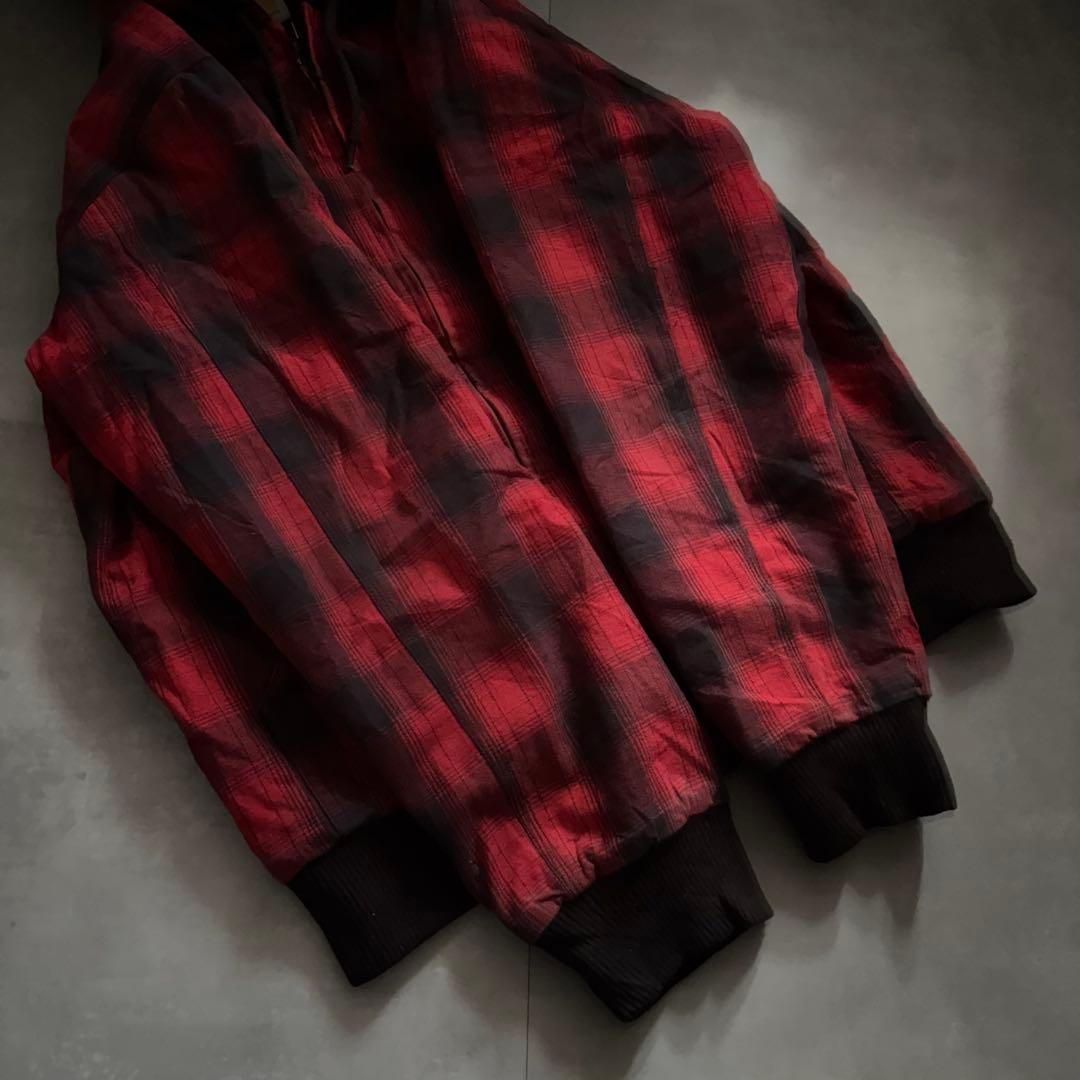 希少 カーハート carhartt アクティブジャケット オンブレチェック 柄