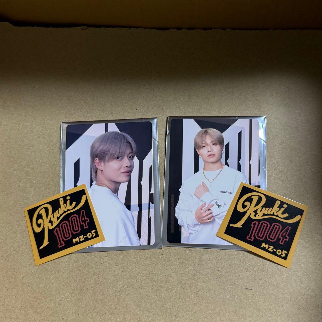 MAZZEL RYUKI リュウキ まぜべや フォトカード・ステッカーセット