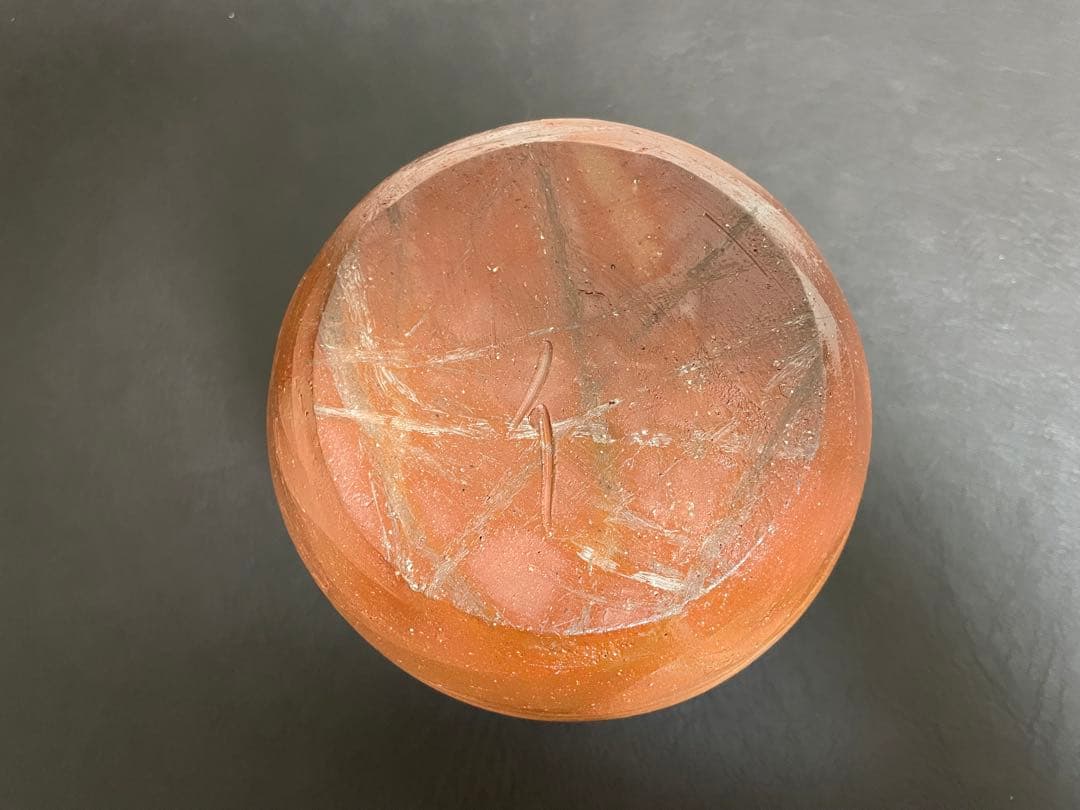 伊勢崎満 備前緋襷 棒ノ先水指 堀内宗完書付 備前焼 水指 茶道具