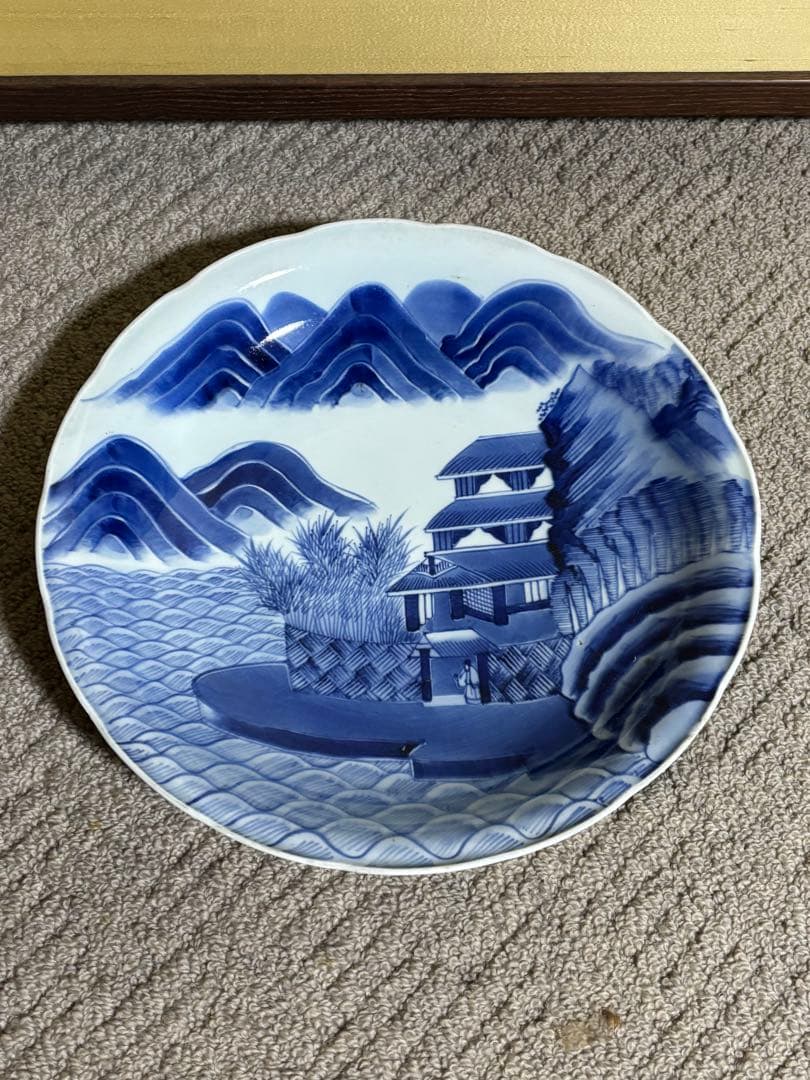 古伊万里染付山水図皿 江戸時代中期 太明成化年製 陶器 骨董品 藍色 時代物 2026年最新】Yahoo!オークション -太明成化年製の中古品・新品・未使用