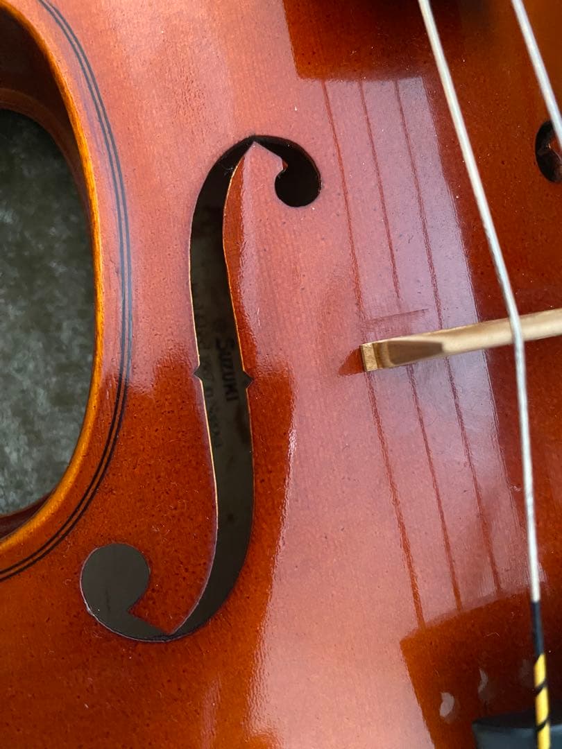 スズキバイオリン 本体 ブラウン ケース付き 4/4 no.280