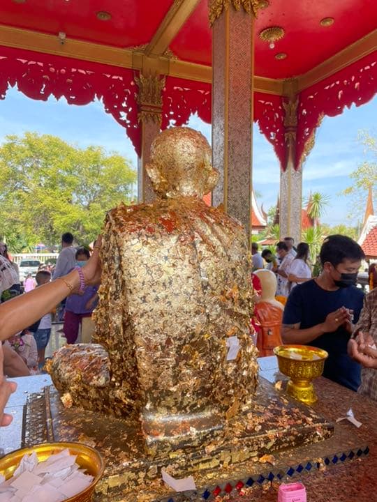A34コシタラム寺院 チャイナート県の巨匠ルアンポークアイ師