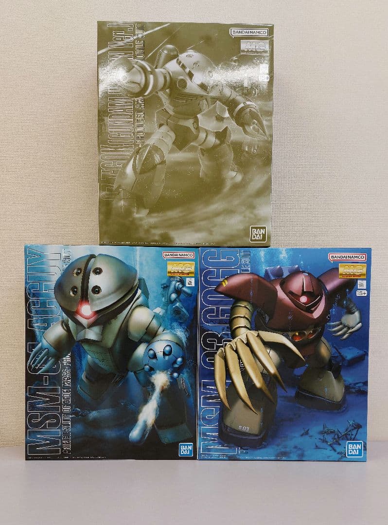 MG 1/100 ズゴック(ユニコーンver )　MG 1/100 ゴッグ　他