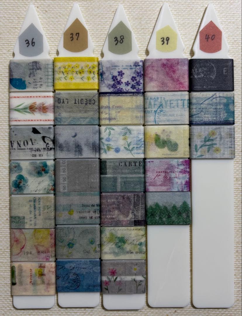 ヨハク　マステ281種各約50cm クリアマステ27種各6片　お裾分け切り売り