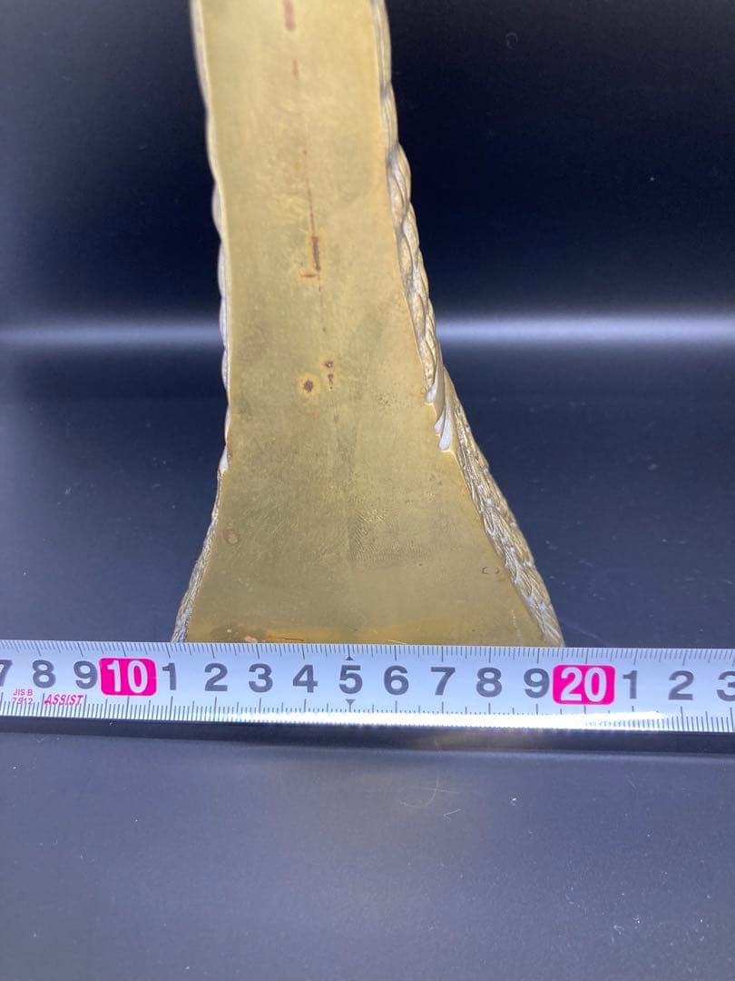 希少　ヴィンテージ　真鍮　ゴールド　ダックヘッドブックエンド