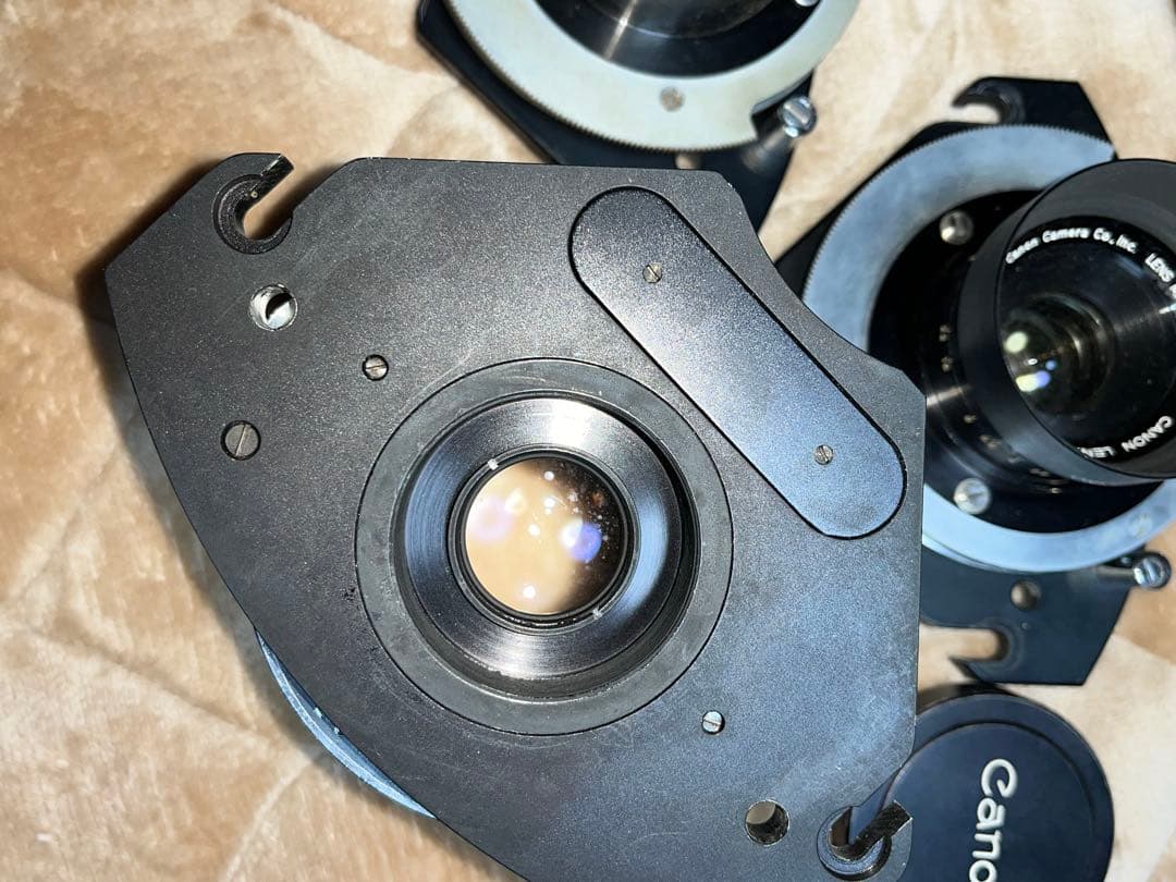 Canon 50mm ？レンズ 3本木製ケース付き