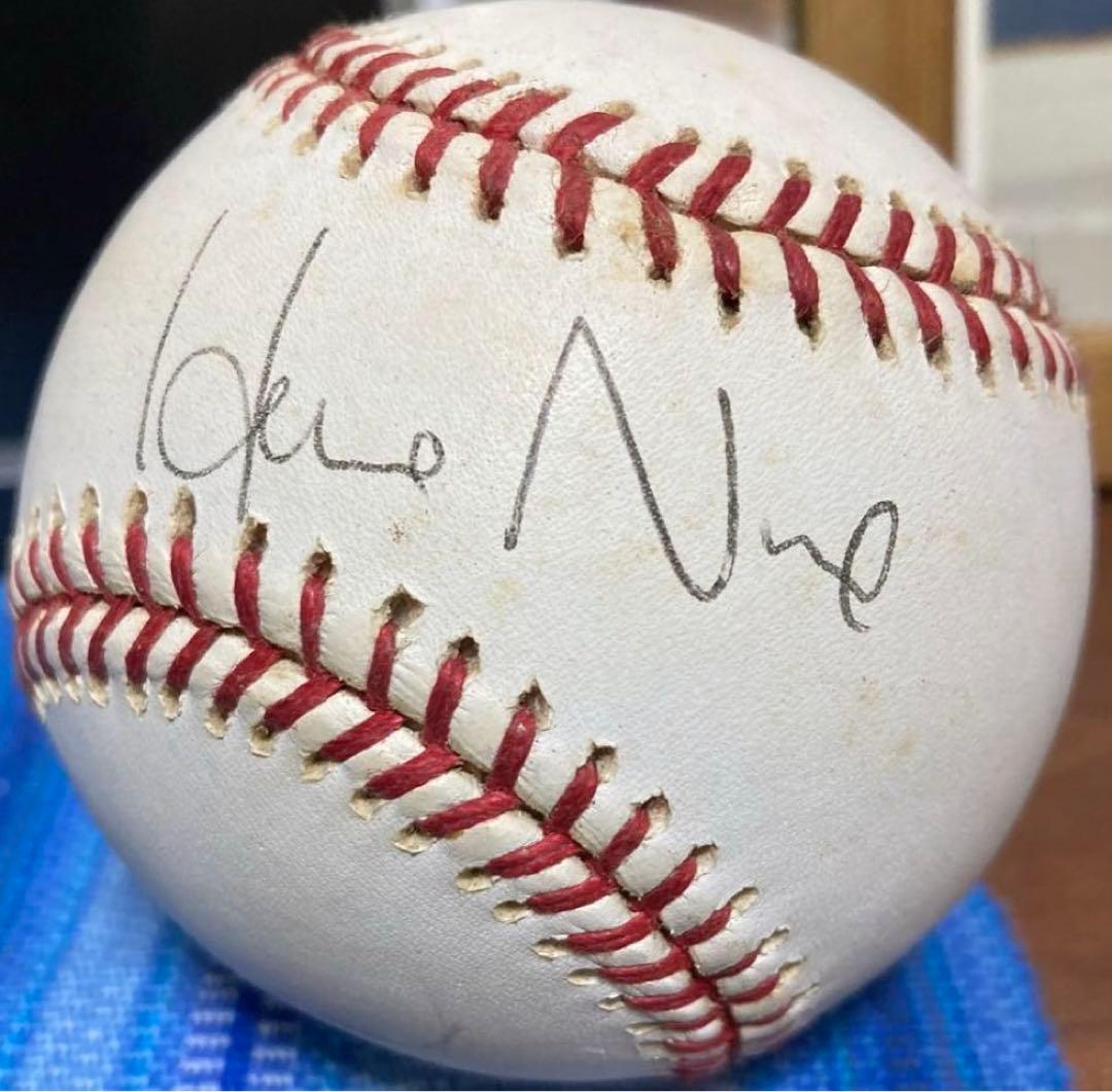 野茂英雄 直筆サインボール - メルカリ