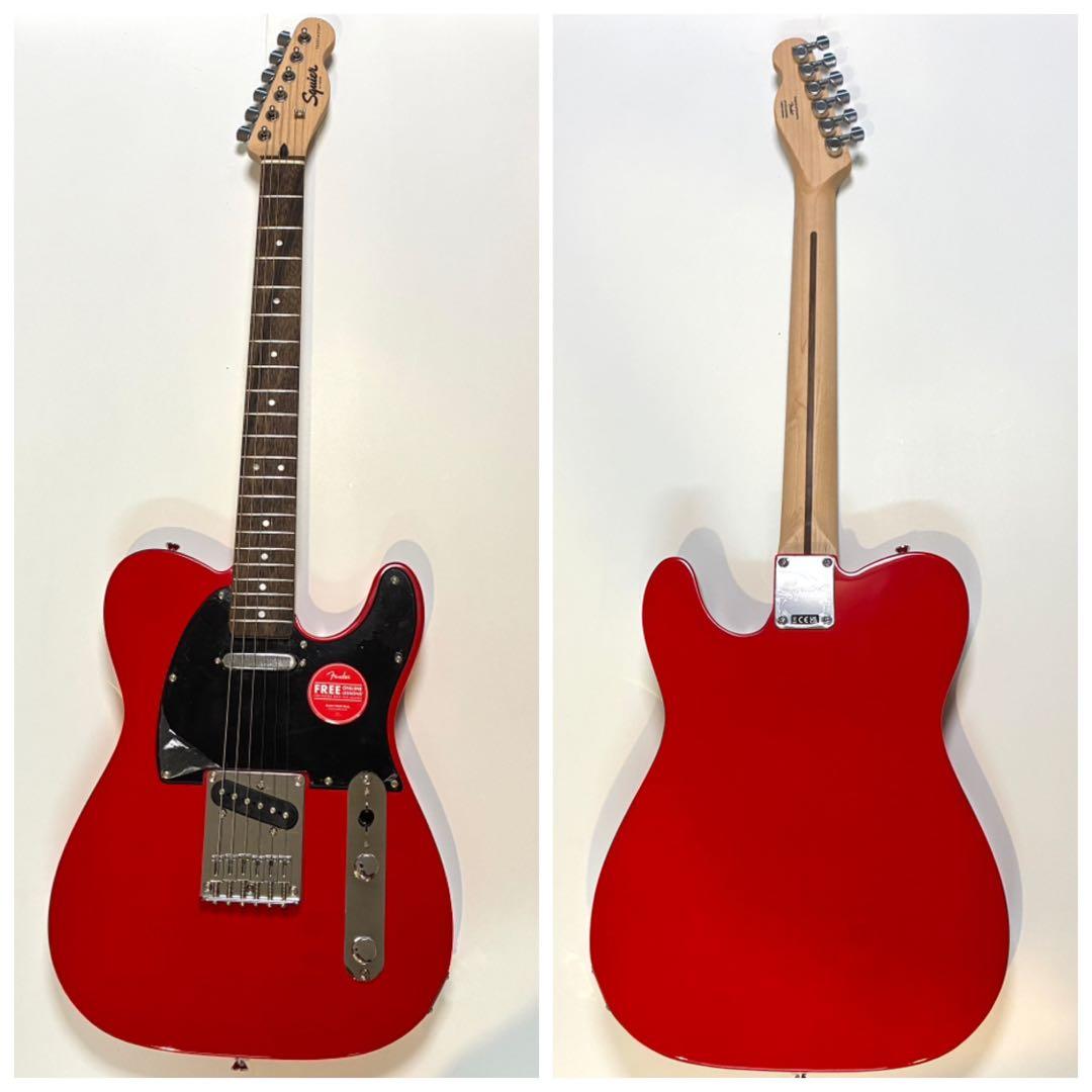 極美品/傷なし】Squier by fender テレキャスター 赤 2023 - メルカリ