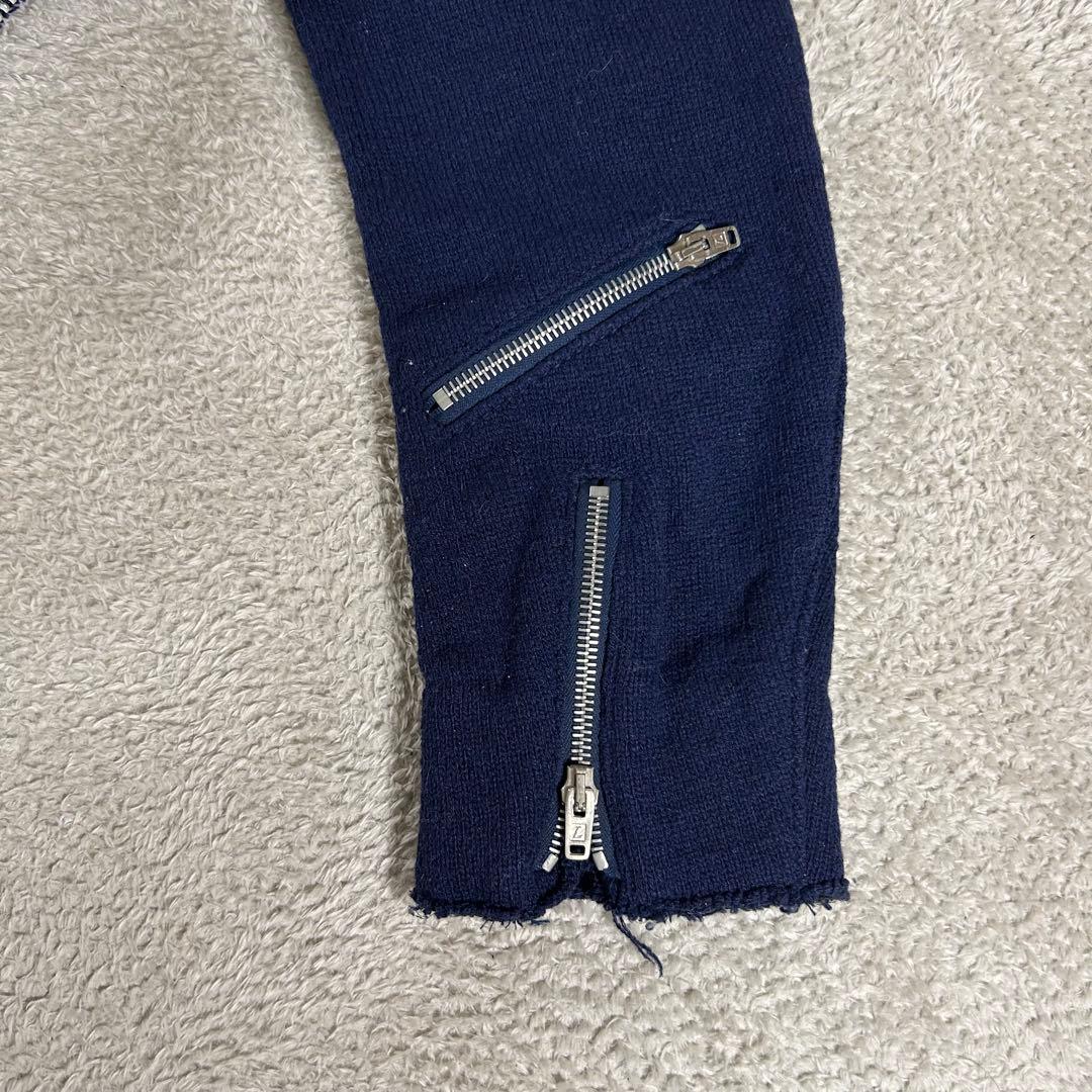 junya watanabe manルイスレザー　ニットライダース　セットアップ