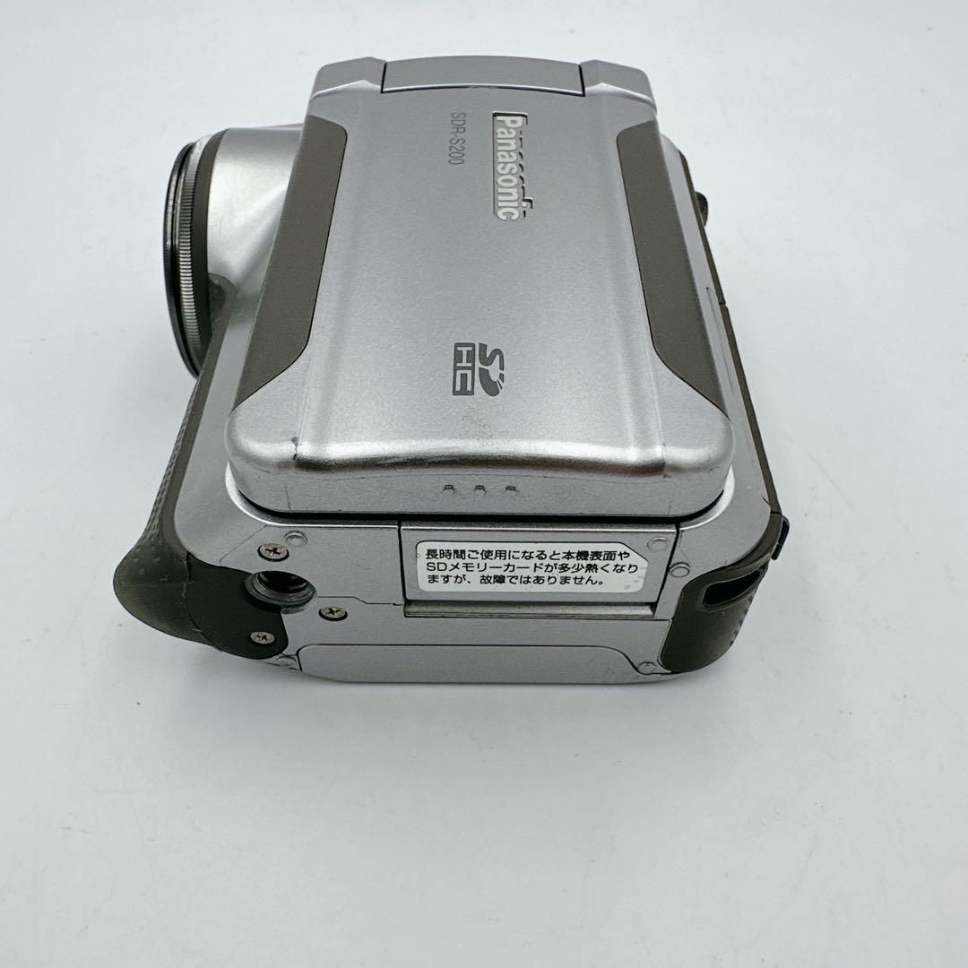 【美品】Panasonic SDR-S200-S ビデオカメラ 本体、付属品一式