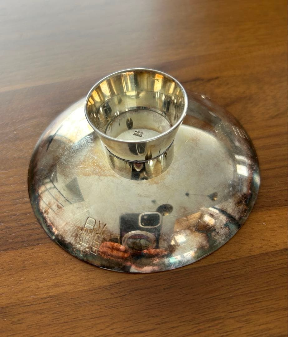 銀杯 農林内臣 贈 銀盃 純銀 SILVER 1000 造幣局 国旗 おまけ付き