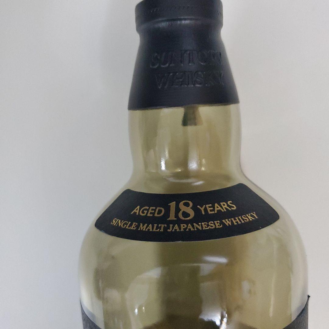山崎 18年 シングルモルトウイスキー 空瓶 早い者勝ち ヤマザキ 蓋なし
