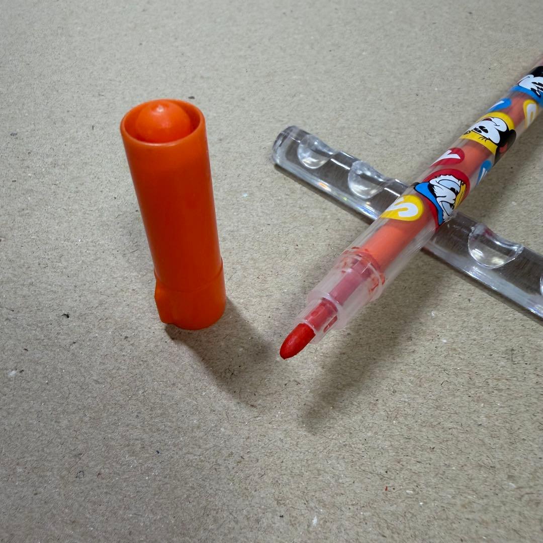 廃盤 ぺんてる カラーペン オレンジ 慶弔 パーソンズ ディズニー ペン