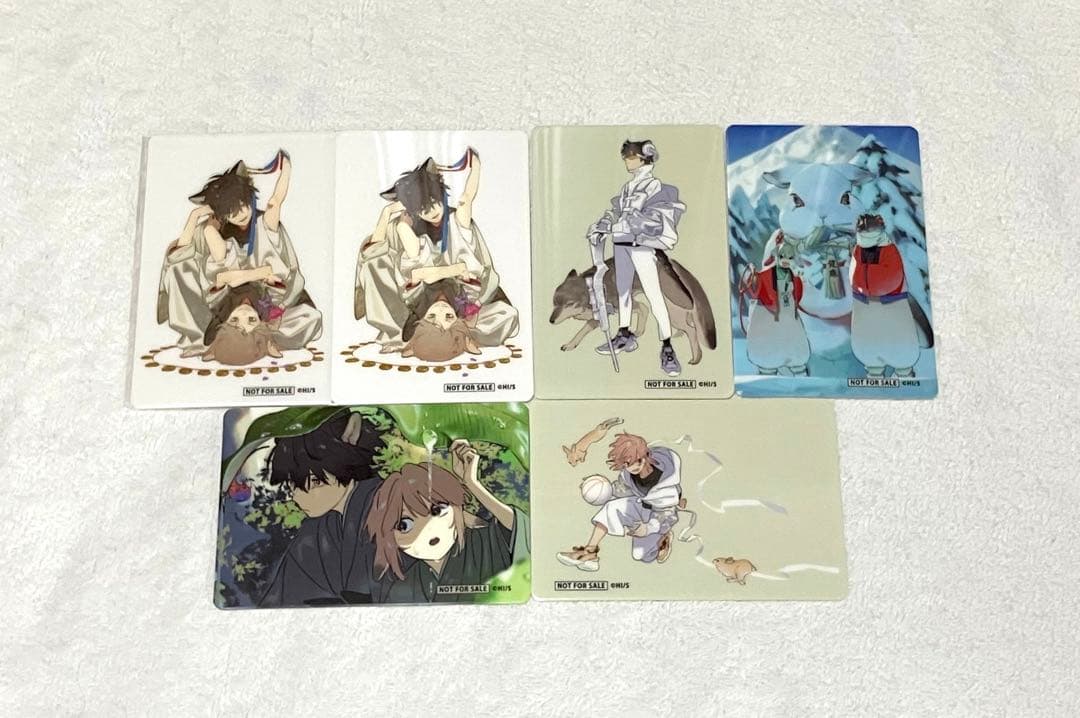 狼への嫁入り 犬居葉菜 カフェ 特典カード セット