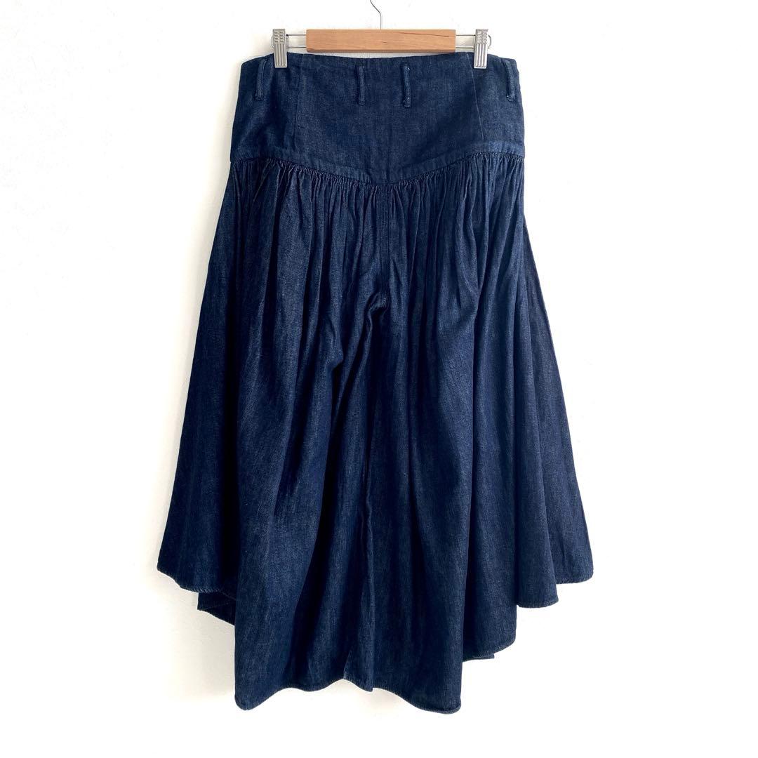 KAPITAL キャピタル デニムアミッシュパンツ ガウチョパンツ ギャザー