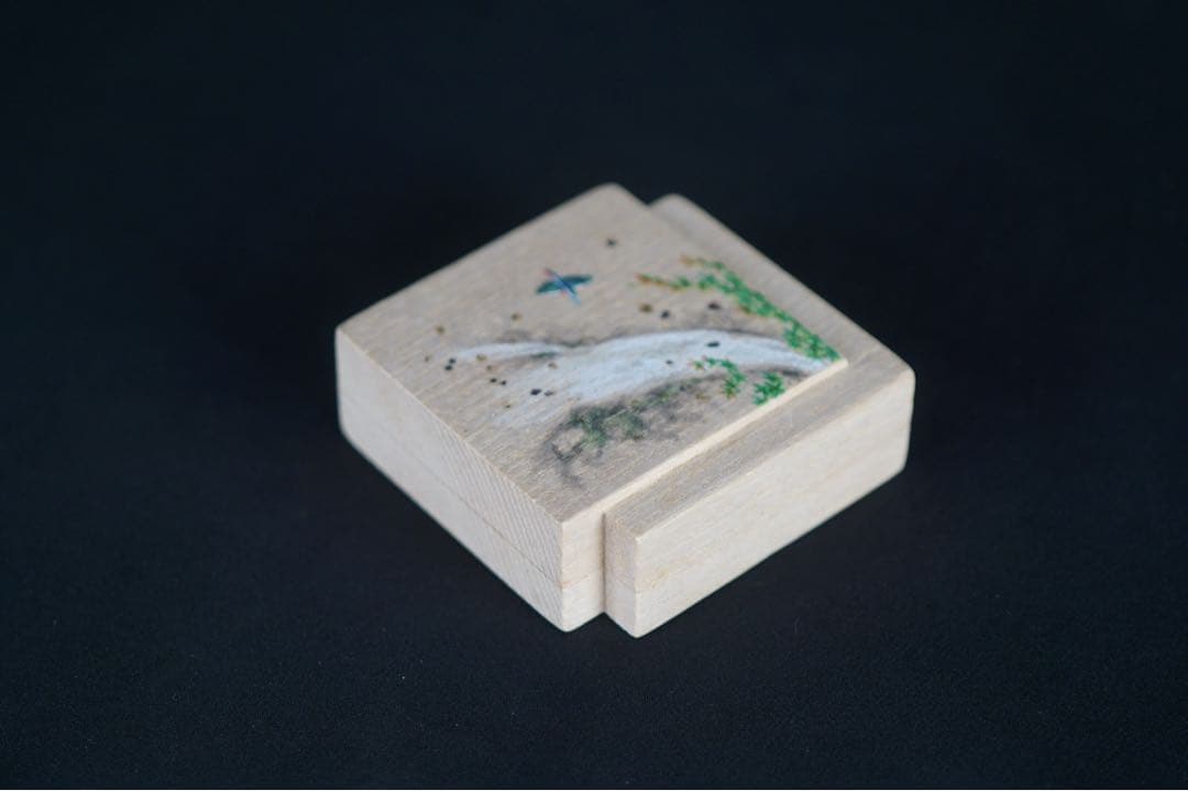 指物師 祥桑軒 川本光春 色紙翡翠 香合 共箱 保証品 茶道具 - メルカリ