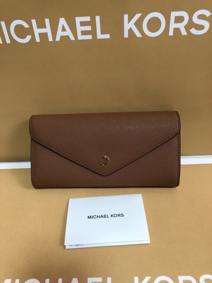 MICHAEL KORS ブラウン 三つ折り財布
