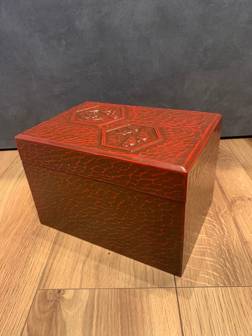 未使用品 茶道具セット 鎌倉彫 利休茶箱 京焼 茶碗 棗など