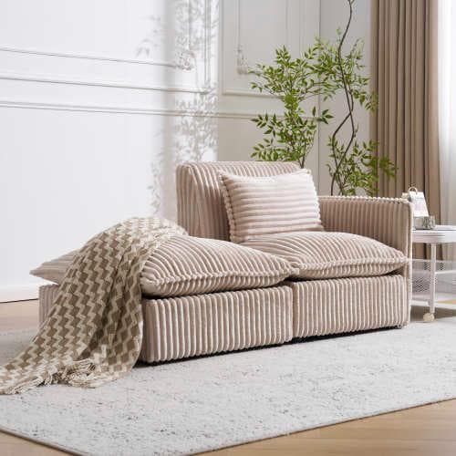 ソファー ソファーカウチ 2P 二人掛けソファ 収納付き オードマン付き