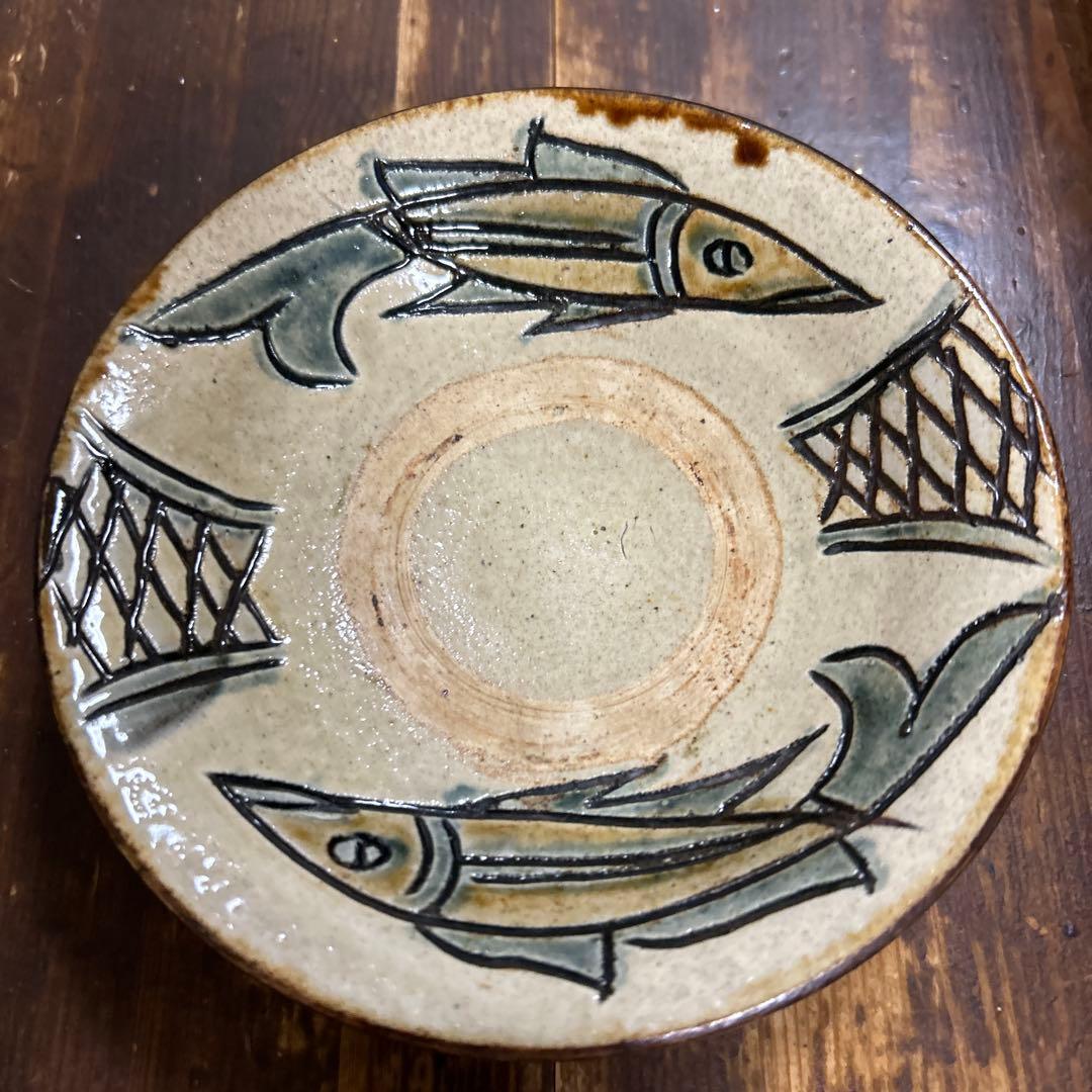 金城次郎 人間国宝 魚紋徳利 酒器 やちむん 琉球 読谷 壺屋焼 人間国宝