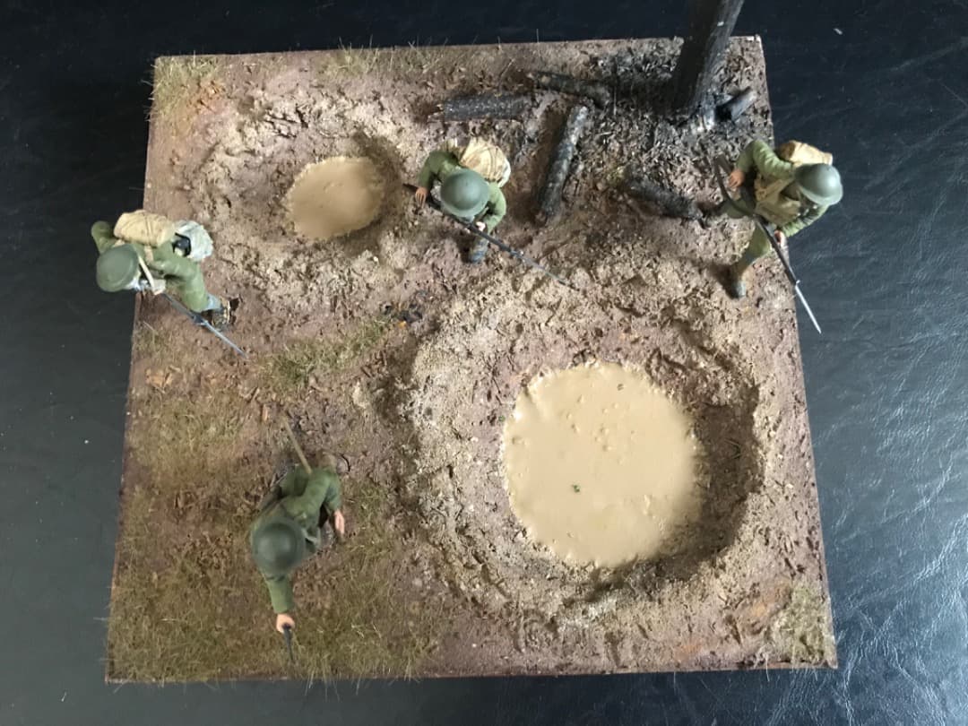 CC様 ジオラマ 第一世界戦争 イギリス軍 1917 完成品 ICM 35703