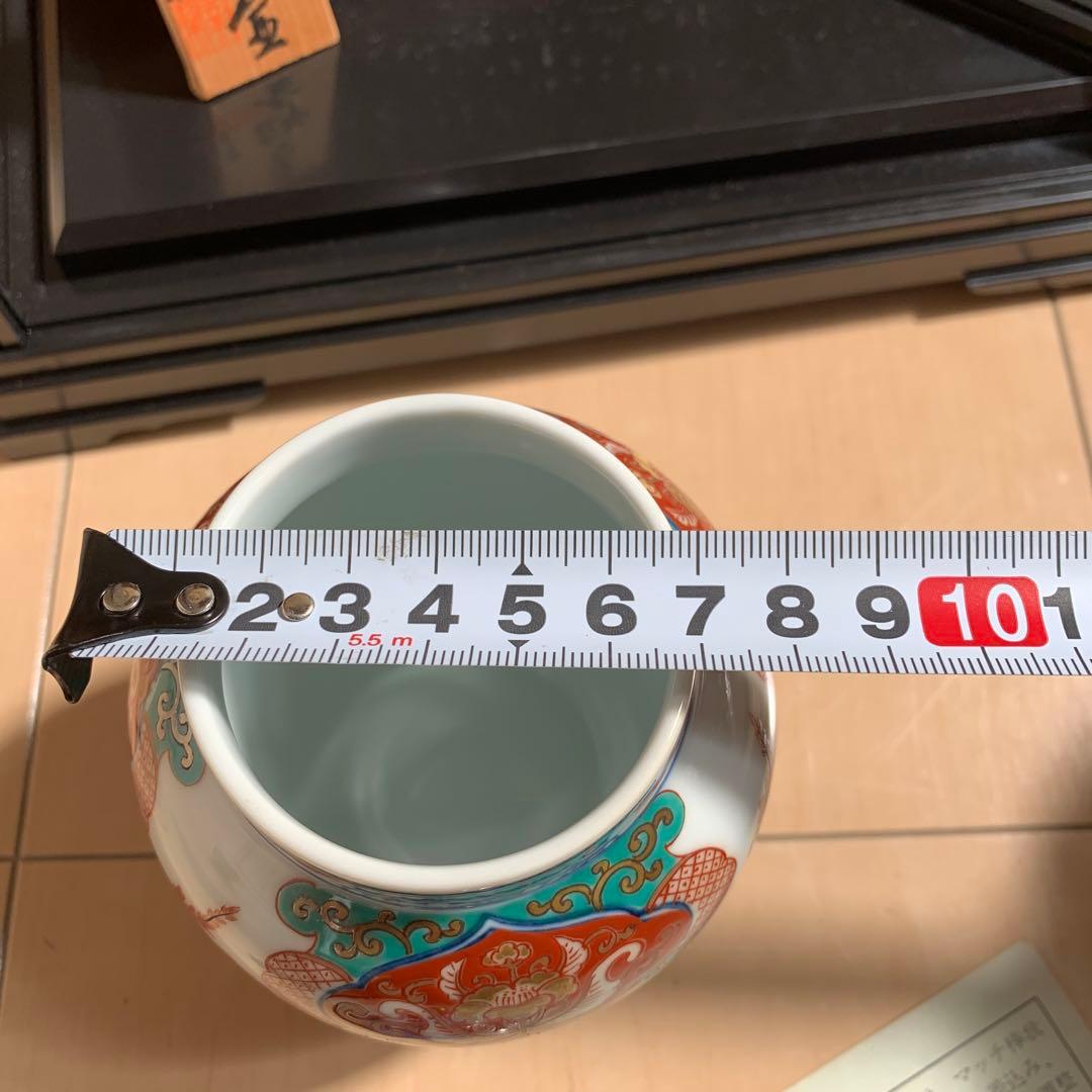 飾壺 古伊万里 ガラスケース 箱 付き 沈香壺 - メルカリ
