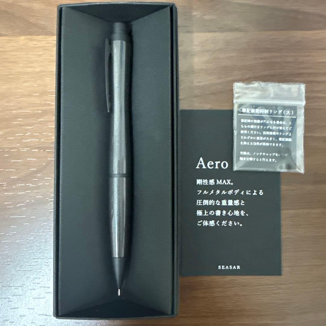 しーさー aeroシャーペン ガンメタルしーさー エアロ SEASAR Aero