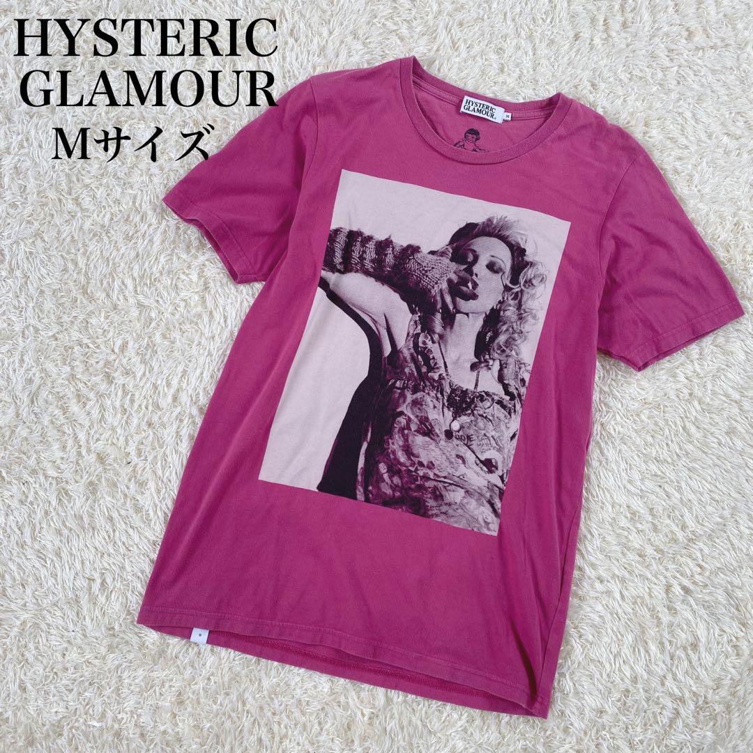 ヒステリックグラマー コートニーラブ Tシャツ 半袖 ピンク Mサイズ