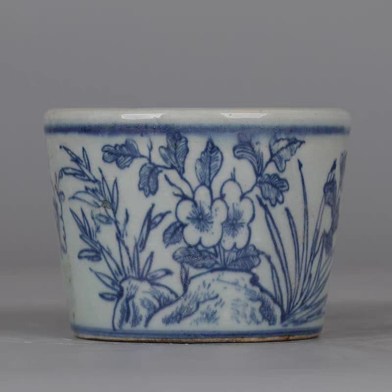 花紋盆栽鉢 青磁鉢 山野草鉢 多肉植物 植木鉢 小品大品盆栽鉢 陶器鉢