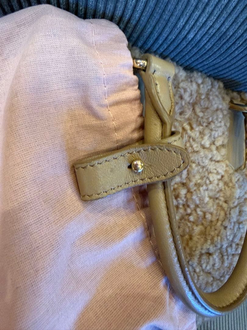 miu miu ハンドバッグ ミュウミュウ シープファー　ファー