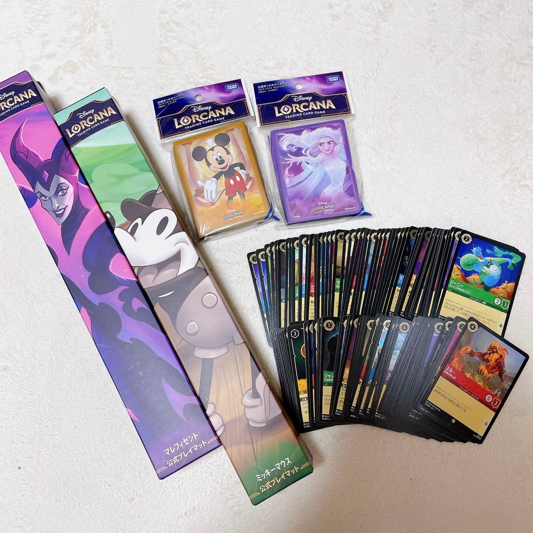 ディズニー ロルカナ LORCANA カード カードスリーブ プレイマット