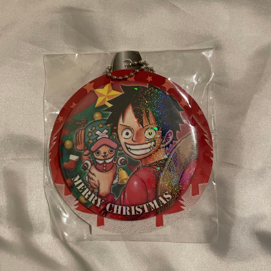 ワンピース クリスマス オーナメント風 缶バッジ 2019 ルフィ