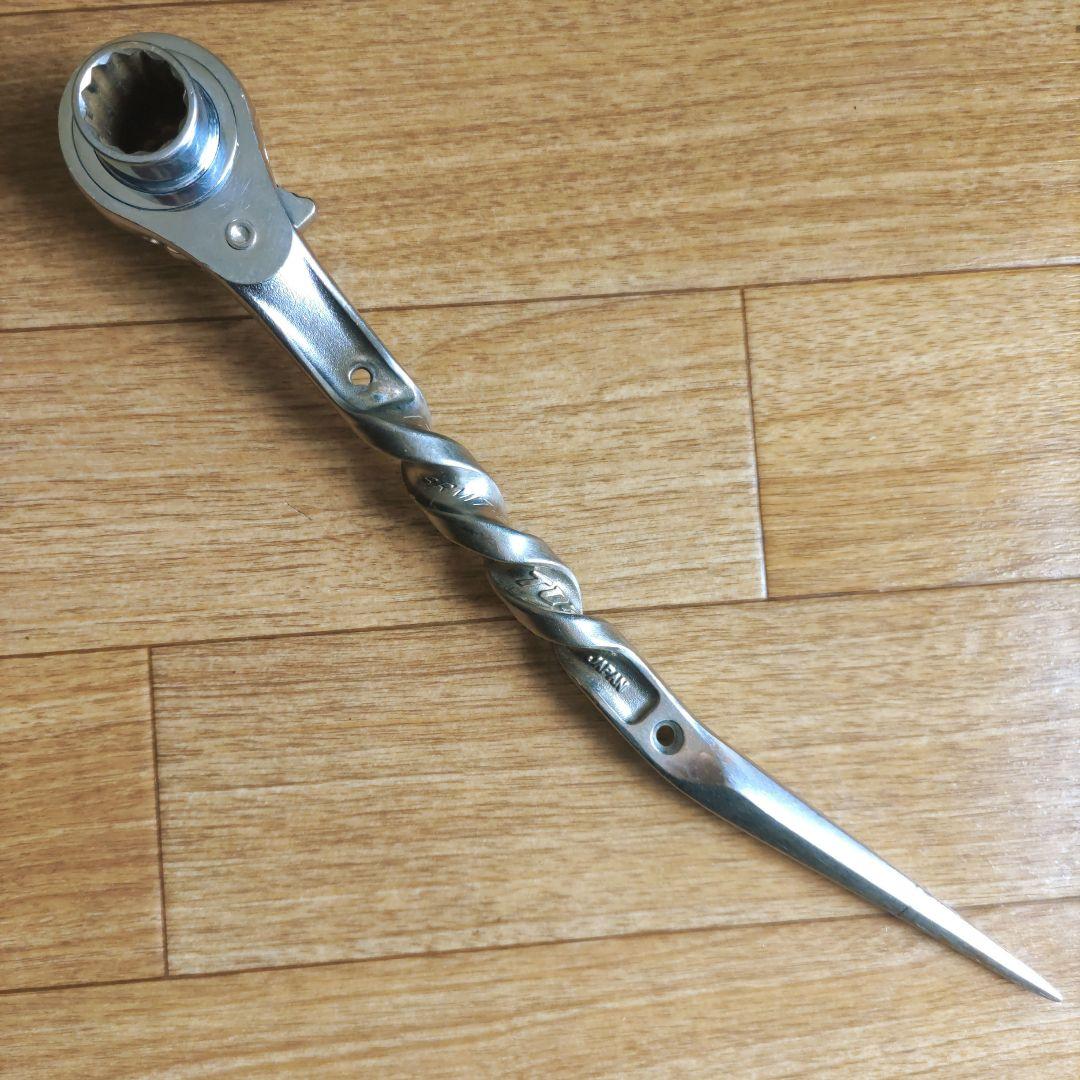 TOP オールステンレス ツイストラチェット 17×21