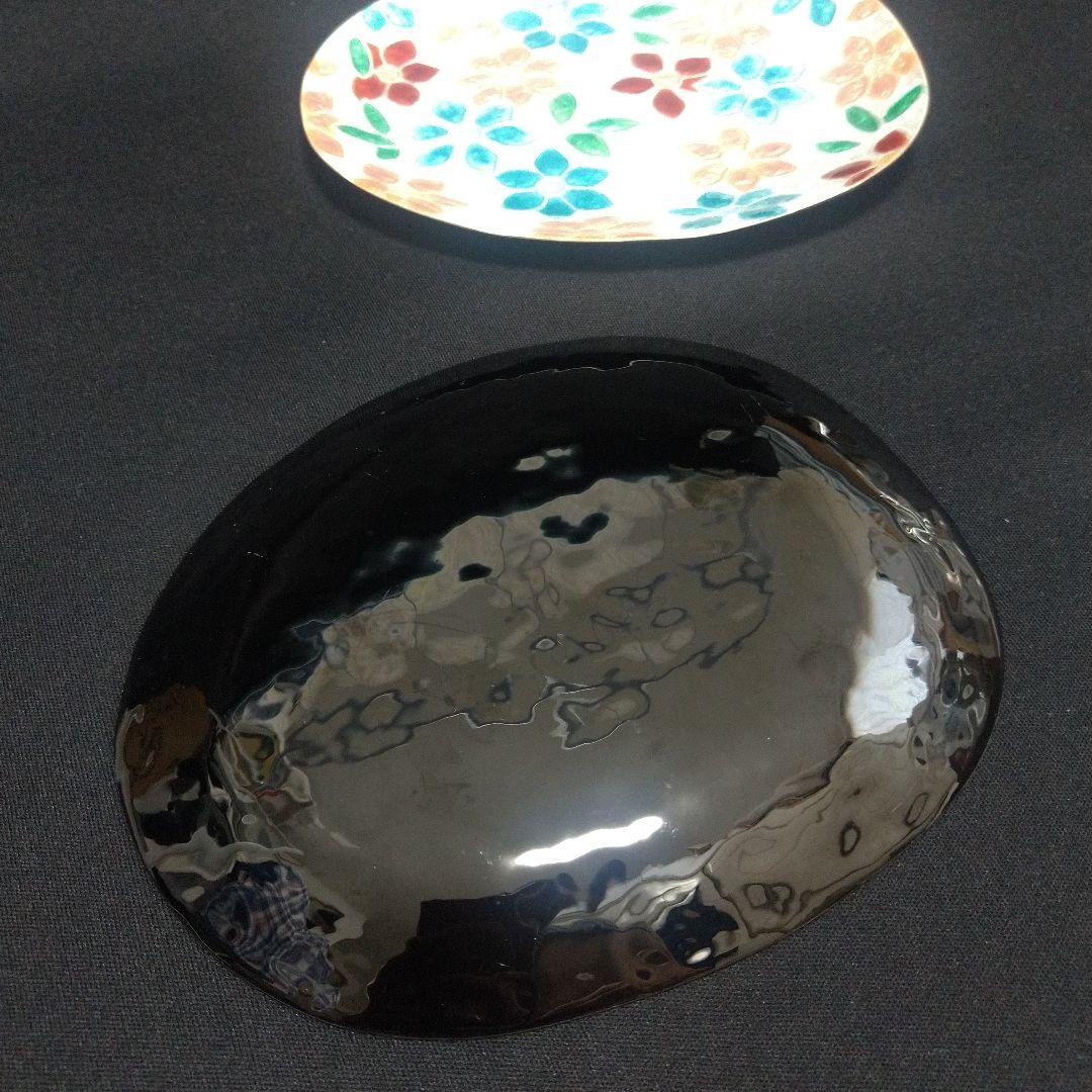 未使用】安藤七宝店 七宝焼 菓子皿 約15.3cm×13cm×1.3cm 2枚 - メルカリ