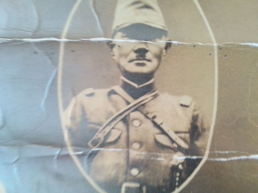 日本海汽船さいべりあ丸 と兵隊の写真？絵はがき 昭和レトロ