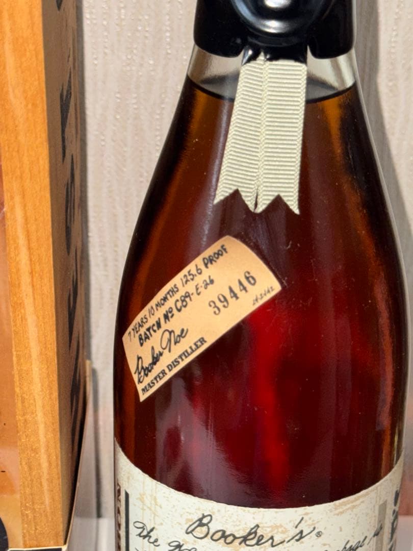 ブッカーズノエ 7年10ヶ月 125.6プルーフ C89-E-26