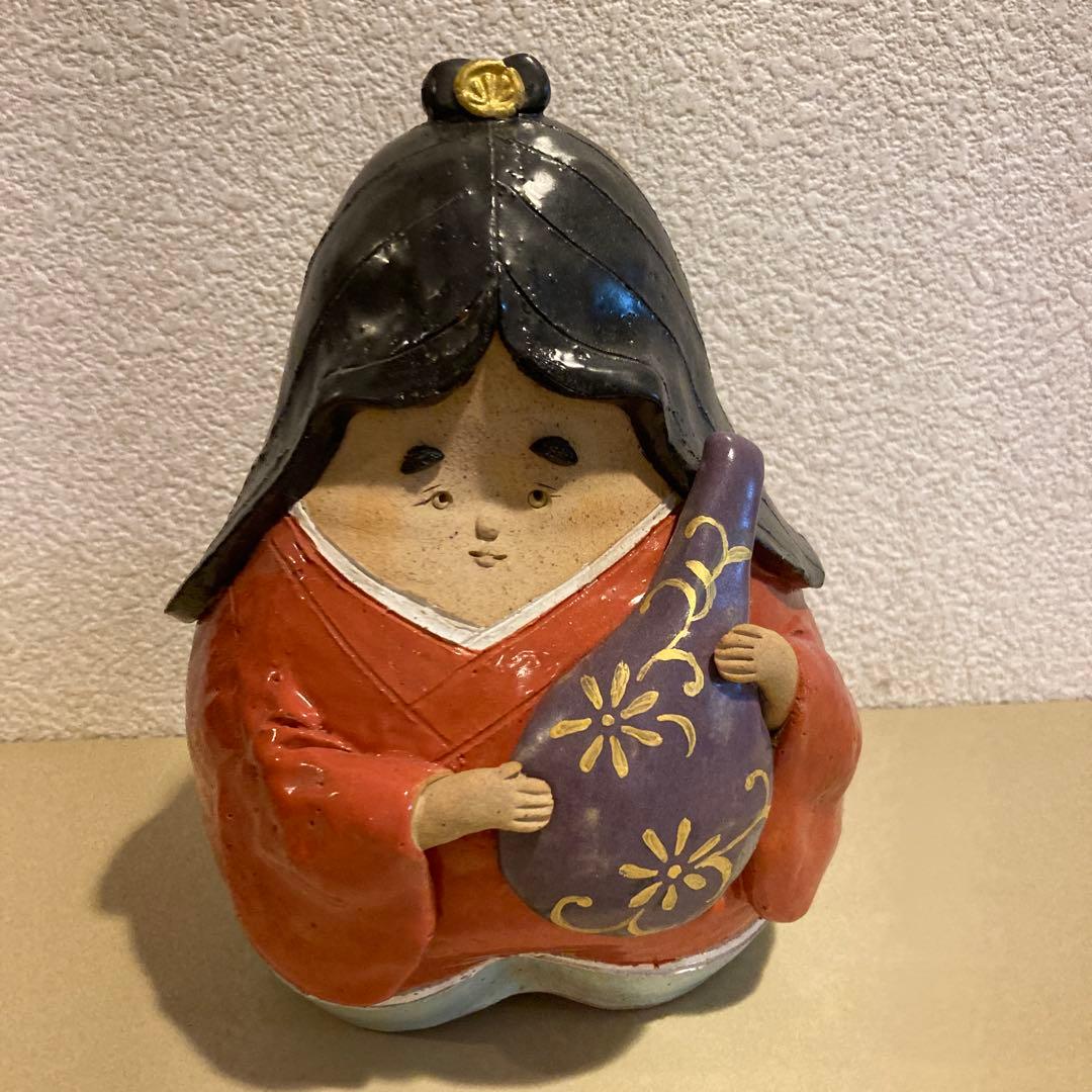 訳あり】七福神 陶器 手作り 縁起物 作家物