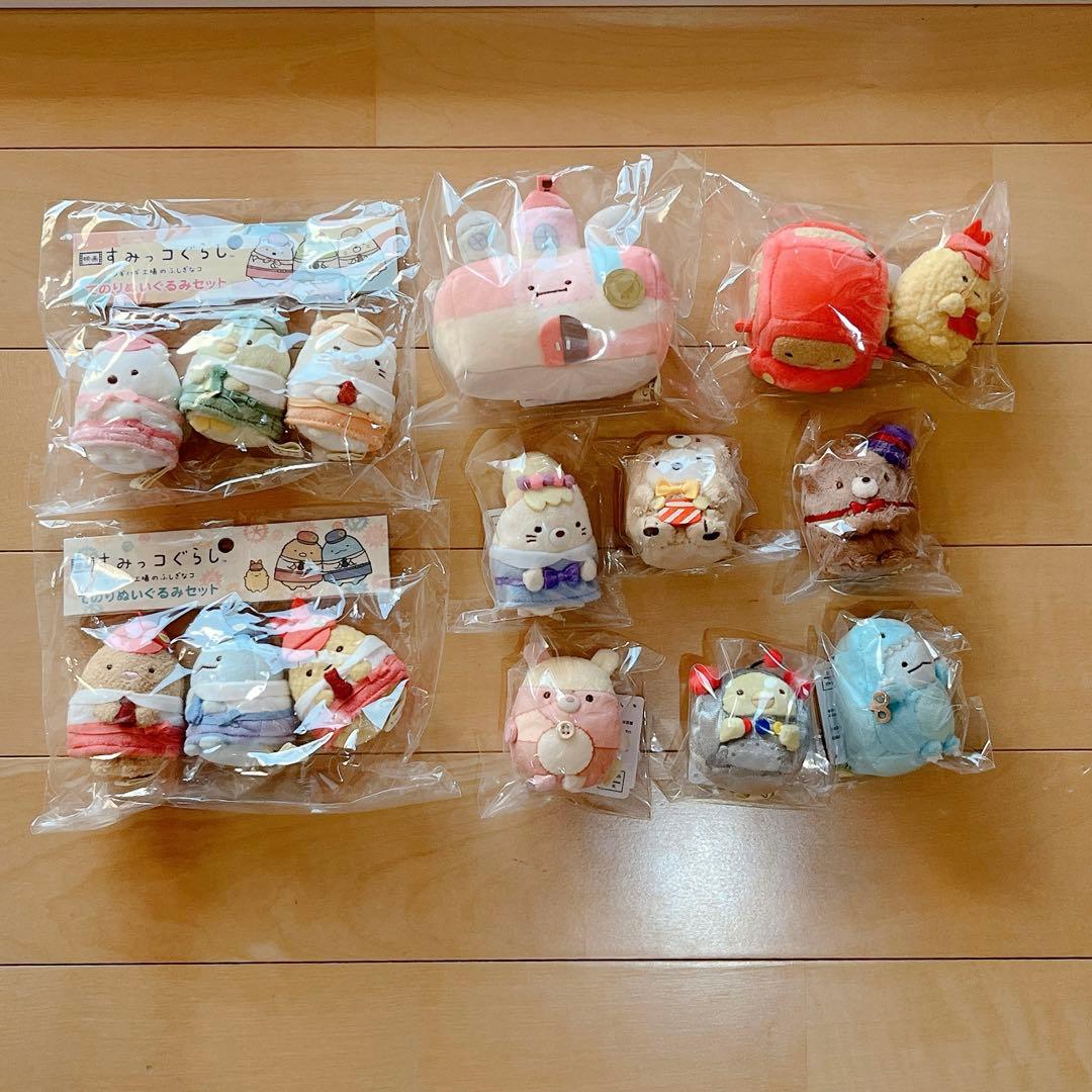 すみっコぐらし　てのりぬいぐるみ　映画　ツギハギ工場のふしぎなコ　セット 映画 すみっコぐらし ツギハギ工場のふしぎなコ』てのりぬいぐるみ