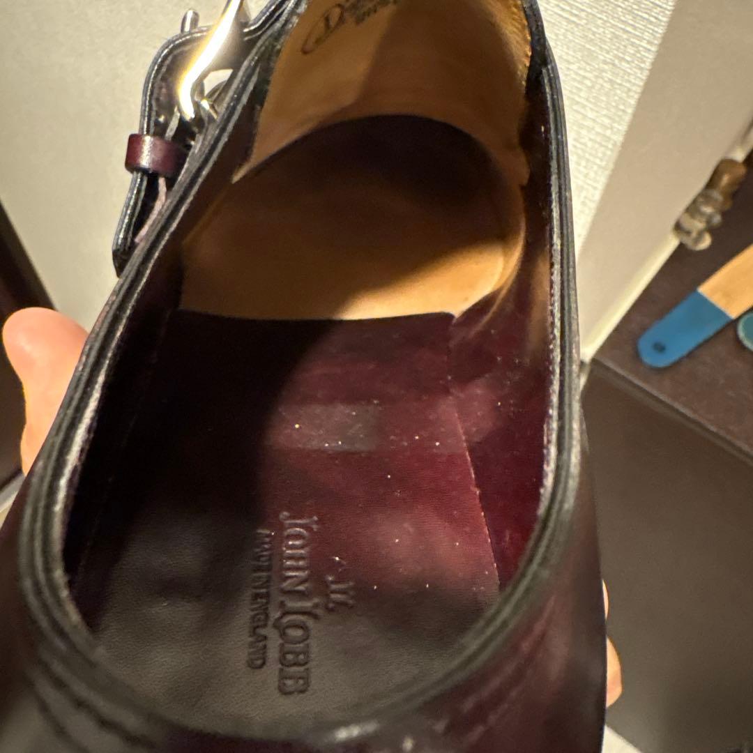 JOHN LOBB ダブルモンク革靴　8ハーフ